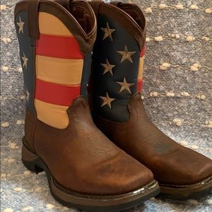 Kids American flag Durango boots
